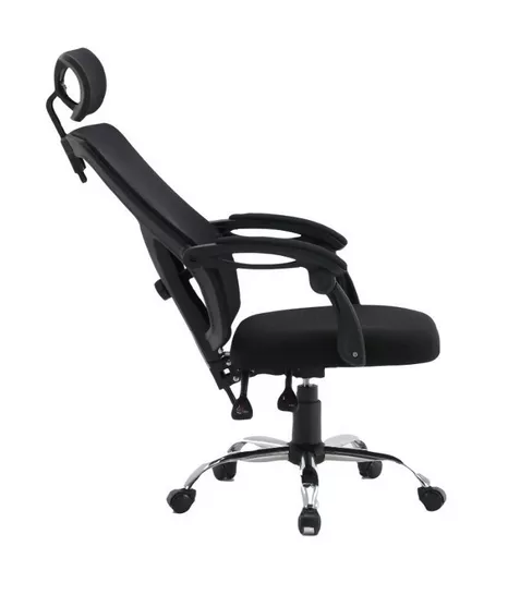 Silla de escritorio reclinable modelo ejecutivo color negro