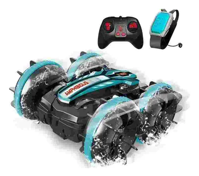 Coche rc acuático todo terreno playa