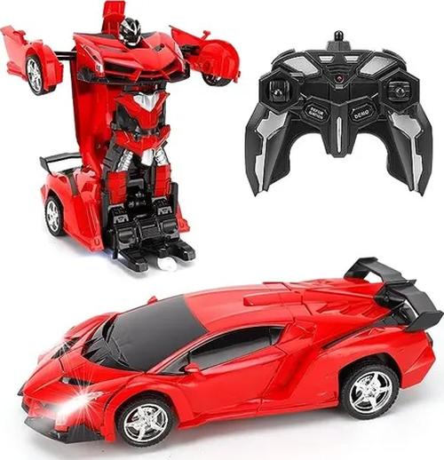 Auto transformer robot rc 2.4g juguete