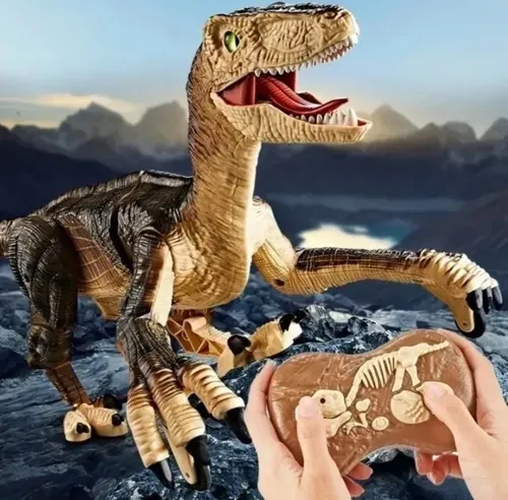 Dinosaurio rc velociraptor realista sm180