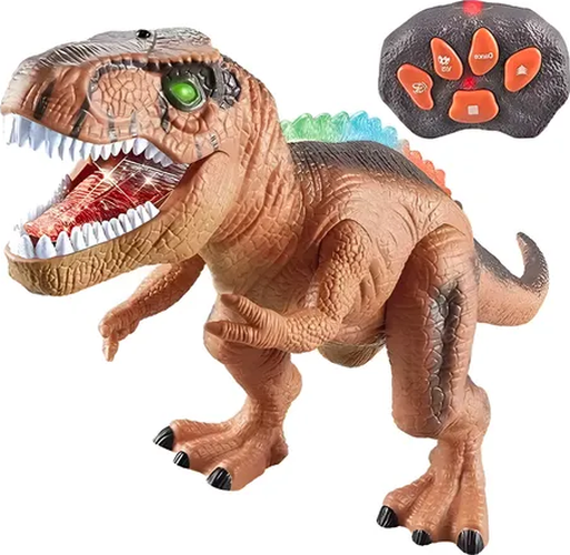 Dinosaurio t-rex rc luces y sonidos niños