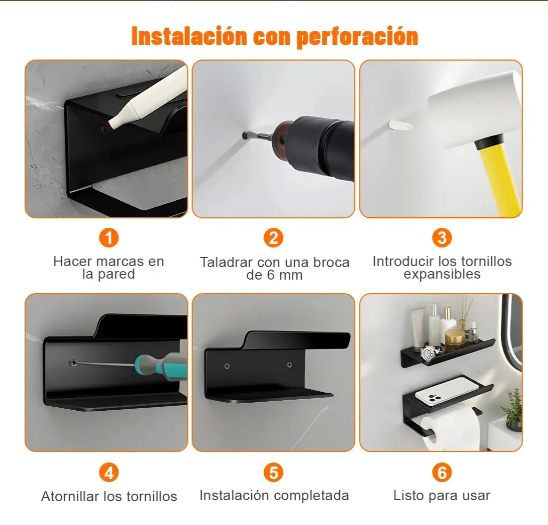Porta Confort Papel Higiénico Con Soporte De Celular