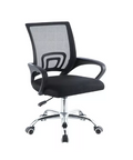 Silla de oficina Mesh Relan ergonómica giratoria color negro