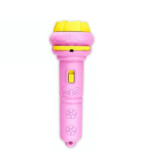 Proyector linterna educativo rosado para niños
