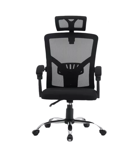 Silla de escritorio reclinable modelo ejecutivo color negro