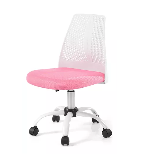 Silla de oficina ergonómica con soporte lumbar color multicolor