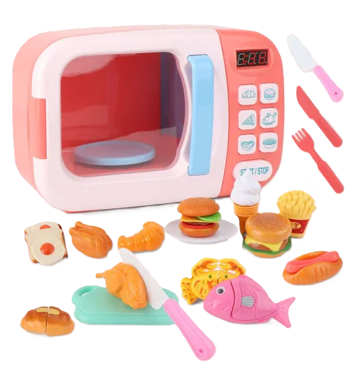 Juego de microondas 31 piezas de cocina para niños