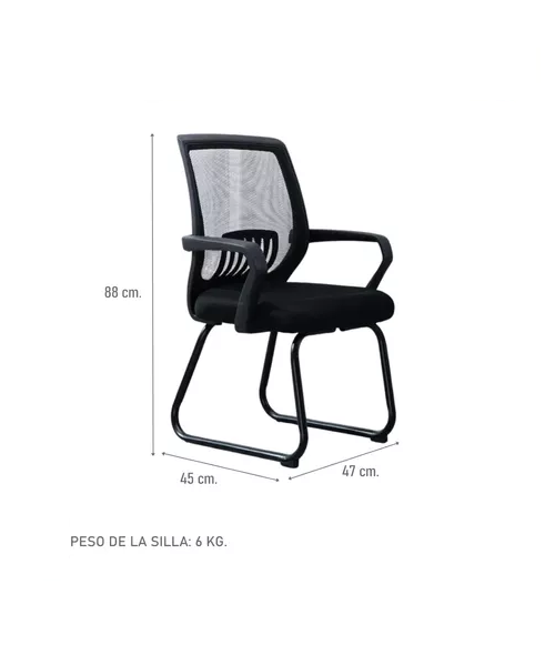 Silla de oficina Thames ergonómica para escritorio de estudio