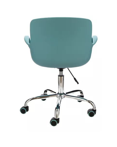 Silla de escritorio con brazos Casaideas color turquesa