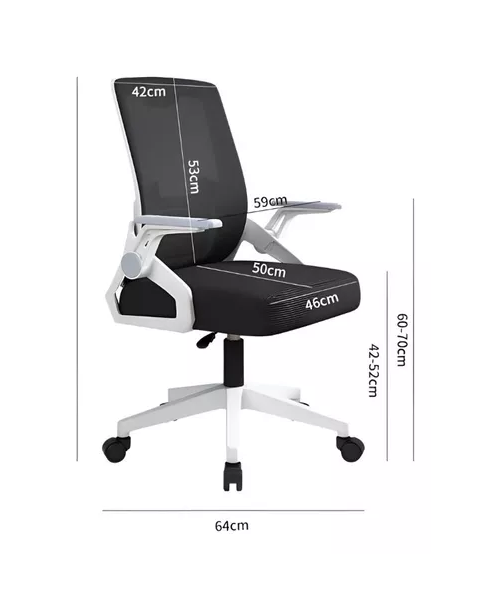 Silla de escritorio ejecutiva giratoria ergonómica multicolor