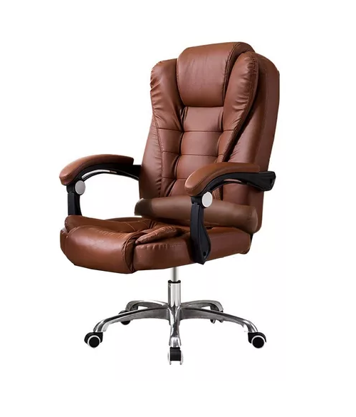 Silla de escritorio Lumax Miles ZGS-959-SA ergonómica color marrón