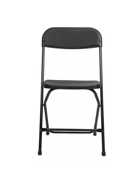 Pack de 5 sillas plegables para oficina y hogar color negro