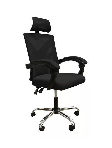 Silla ejecutiva de escritorio ergonómica Lumax Clyde color negro