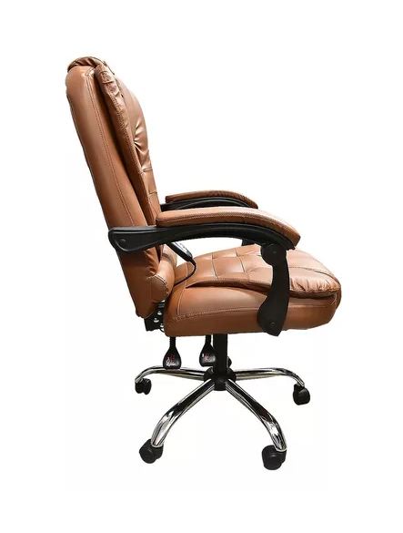 Silla de escritorio Lumax Miles ZGS-959-SA ergonómica color marrón