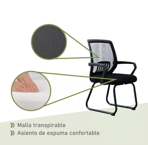 Silla de oficina Thames ergonómica para escritorio de estudio