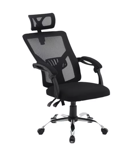 Silla de escritorio reclinable modelo ejecutivo color negro
