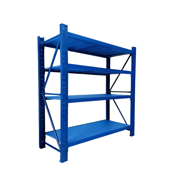 Estante Rack Metálico 400kg 150x50x200cm Azul