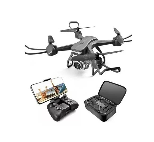 Dron Cámara Dual V14 con Bolso, 2 Baterías y Accesorios