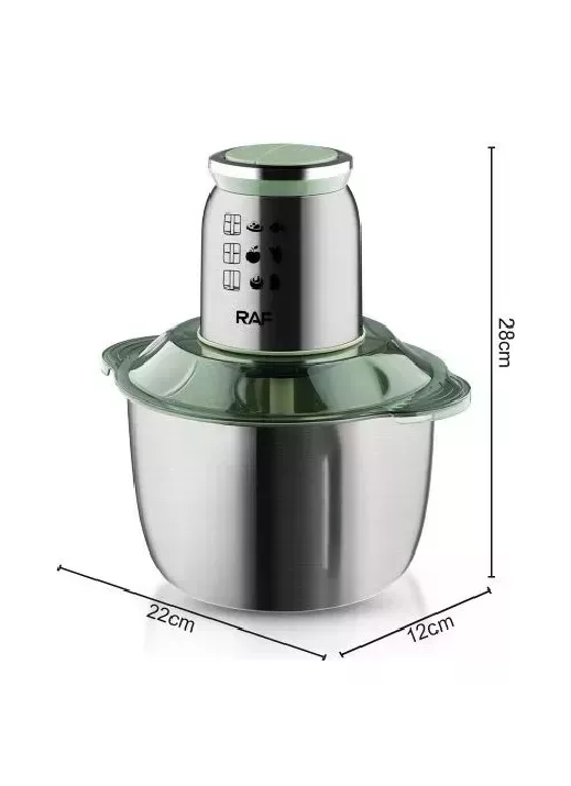 Procesador de alimentos eléctrico 5 litros