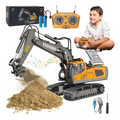 Excavadora rc aleación 1:20 11 canales color negro