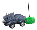 Coche dinosaurio rc juguete azul marino