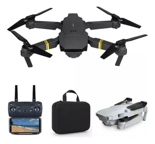 Drone cámara full hd wifi plegable recargable
