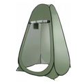 Carpa caseta baño vestidor portátil + inodoro verde