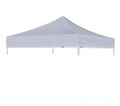 Lona carpa repuesto toldo plegable 2x2 blanco