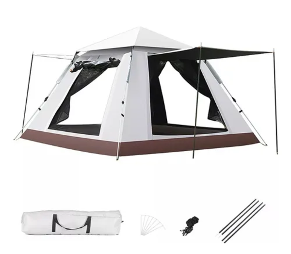 Tienda campaña 240x240cm 4-8 personas