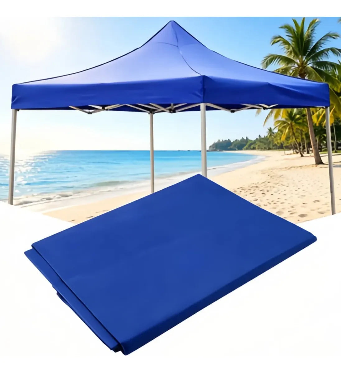 Carpa Lona Repuesto De Toldo 3x3 Engomada Impermeable
