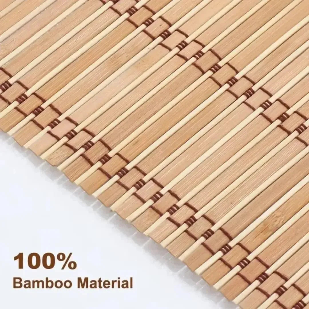Cortina Enrollable De Bambú 180x200 Decorativa Resistente