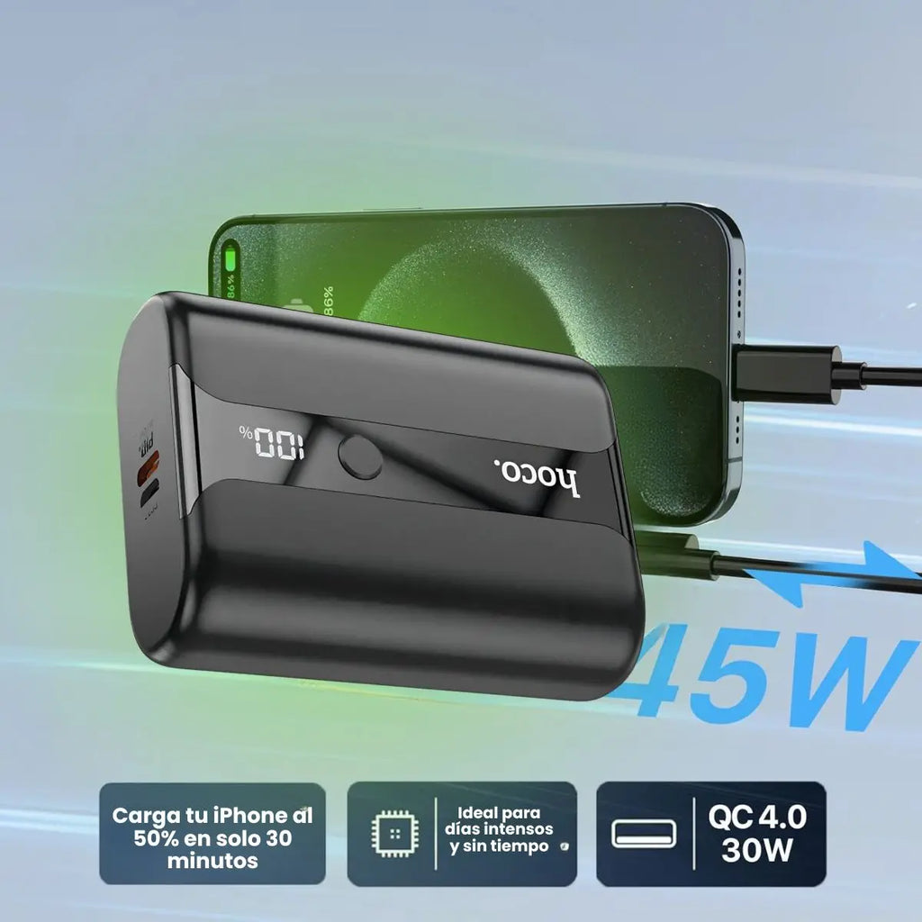 Bateria Externa Power Bank Q3 Pro Pd Qc 3 Compatible iPhone
