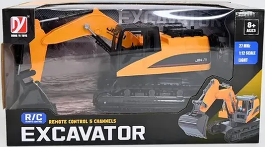 Excavadora rc 5 canales 31cm luces Bestoys