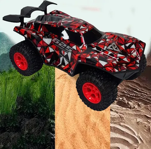 Monster truck rc 625 iluminado 2.4ghz
